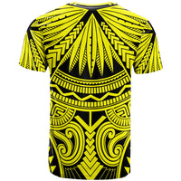 Samoa T Shirt Its In My DNA Color Yellow - Polynesian Pride