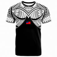 Custom Samoa T Shirt Have No Fear The Samoan Is Here LT6 Unisex Black - Polynesian Pride