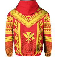 Hawaiian Kanaka Polynesian Zip up Hoodie Active - Polynesian Pride