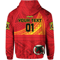 Custom Vanuatu Sia Raga Football Club Zip Hoodie Original Style LT8 - Polynesian Pride