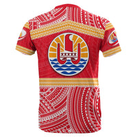 Tahiti Rugby Polynesian Patterns T Shirt - Polynesian Pride