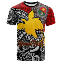 Papua New Guinea T shirt Custom East Sepik Of Papua New Guinea With Polynesian Patterns T shirt - Polynesian Pride