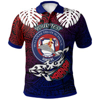 Hawaii Waianae High School Custom Polo Shirt Waianae High School Polynesian Pattern LT10 - Polynesian Pride
