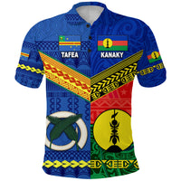 Vanuatu Tafea Province and Kanaky New Caledonia Polo Shirt Together LT8 - Polynesian Pride