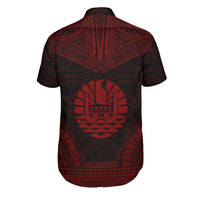 Tahiti Polynesian Chief Shirt - Red Version - Polynesian Pride