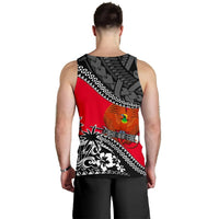 Papua New Guinea Men Tank Top Fall In The Wave K9 - Polynesian Pride