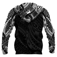 Hei Tiki Maori Tattoo All Over Hoodie White - Polynesian Pride