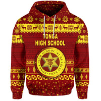 Tonga High School Christmas Hoodie Simple Style LT8 - Polynesian Pride
