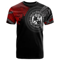 Tonga Polynesian T Shirt Polynesian Chain Style Unisex Black - Polynesian Pride