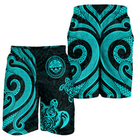 Federated States of Micronesia Men's Short - Turquoise Tentacle Turtle - Polynesian Pride