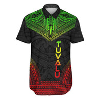 Tuvalu Polynesian Chief Shirt - Reggae Version Men Reggae - Polynesian Pride