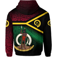 Custom Vanuatu Special Independence Anniversary Zip Hoodie Original Flag Style LT8 - Polynesian Pride