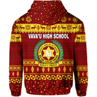 Vavau High School Christmas Hoodie Simple Style Maroon LT8 - Polynesian Pride