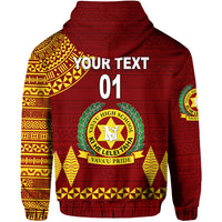 (VAVAU LAHI) Tonga Vavau High School Hoodie Simple Style Maroon LT8 - Polynesian Pride