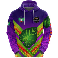 Fiji Vuci Rugby Club Hoodie Creative Style Purple LT8 - Polynesian Pride