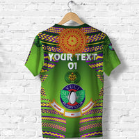 Custom Fiji Vuci Rugby Club T Shirt Creative Style Green, Custom Text and Number LT8 - Polynesian Pride