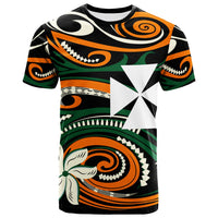 Wallis and Futuna T Shirt Vortex Style Unisex Orange - Polynesian Pride