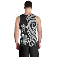 Marshall Islands Men's Tank Top - White Tentacle Turtle - Polynesian Pride