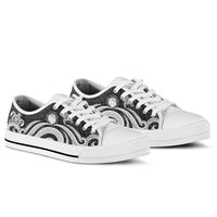 Northern Mariana Islands Low Top Shoes - White Tentacle Turtle - Polynesian Pride