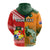 Custom Mate Maa Tonga and Wallabies Rugby Hoodie Polynesian Mix Aboriginal LT14 - Polynesian Pride