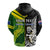 Custom Australia Kangaroos and All Black Rugby Hoodie Aboriginal Mix NZ Maori Fern LT14 - Polynesian Pride