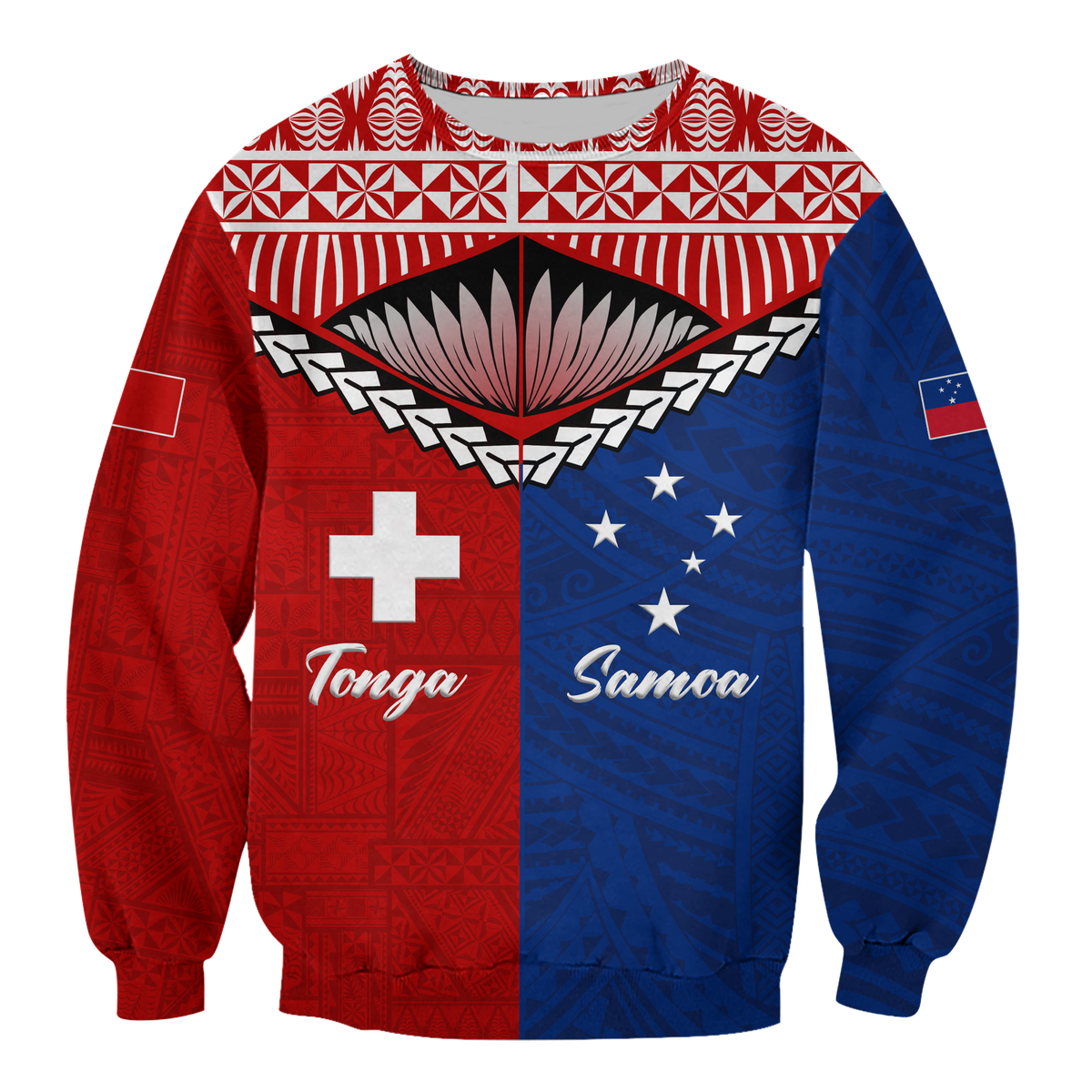 Tonga Combine Samoa Pride Sweatshirt - LT12 - Polynesian Pride