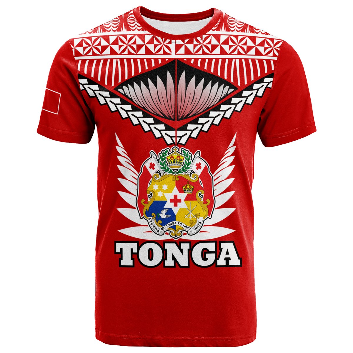 Tonga T Shirt Tongan Pride LT12 Red - Polynesian Pride