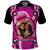 Custom Photo Cancer Awareness Polo Shirt Brave Strong Aboriginal With Polynesian Pattern CTM14