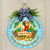 Custom Tiki Bar Round Wooden Sign Tropical Vibe CTM05