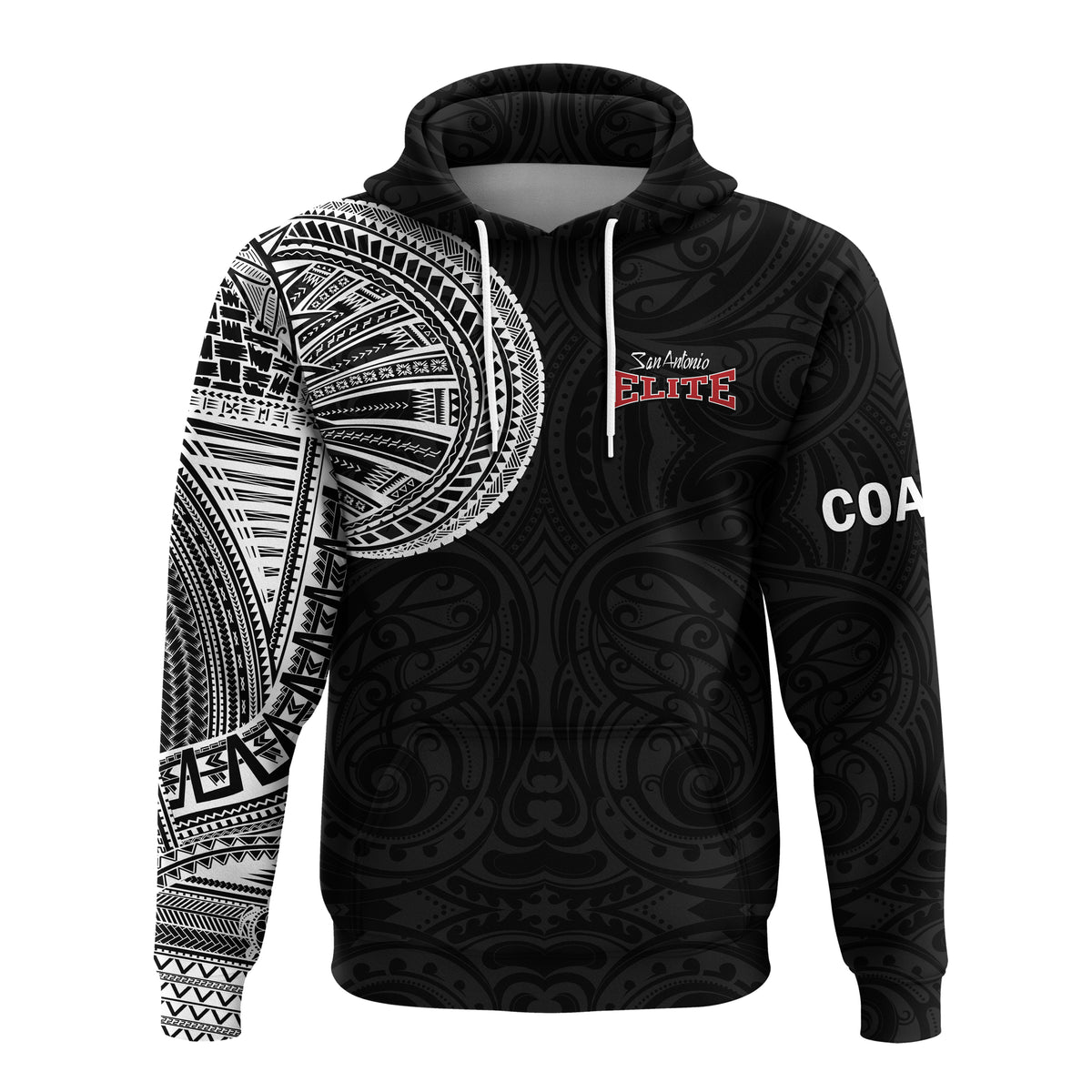 CUSTOMER REQUEST- wjh3006 - 04/01/2025 - Hoodie - LT14 Black - Polynesian Pride