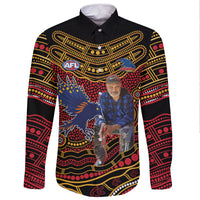 CUSTOMER REQUEST- neridaaustin - 17/08/2026 - Long Sleeve Button Shirt - LT14 Unisex Black - Polynesian Pride