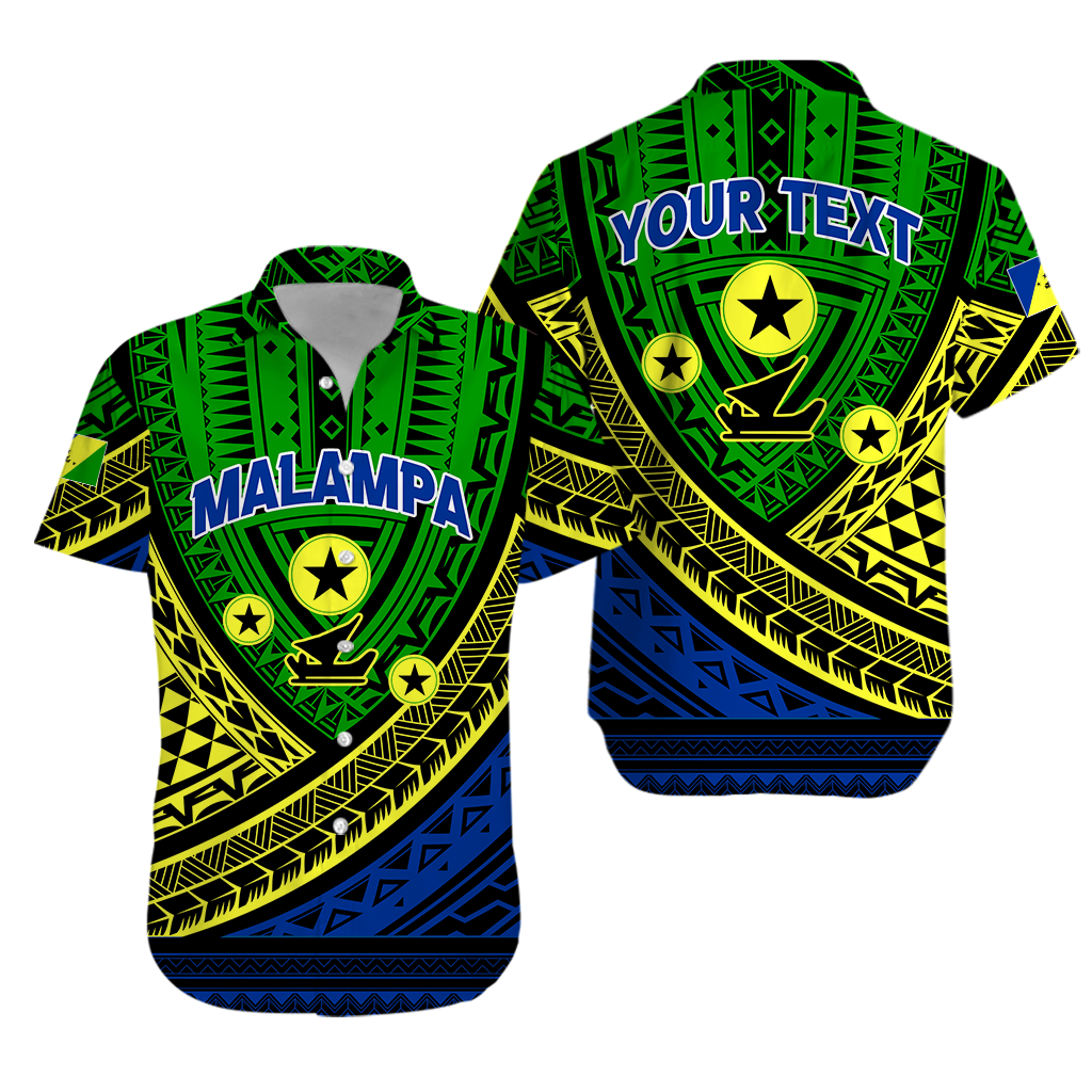 Custom Matching Hawaiian Shirt and Dress Vanuatu Malampa Province Tribal Pattern LT12 No Dress Green - Polynesian Pride