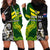 (Custom Personalised) Australia Kangaroos And All Black Rugby Hoodie Dress Aboriginal Mix NZ Maori Fern LT14 Black - Polynesian Pride