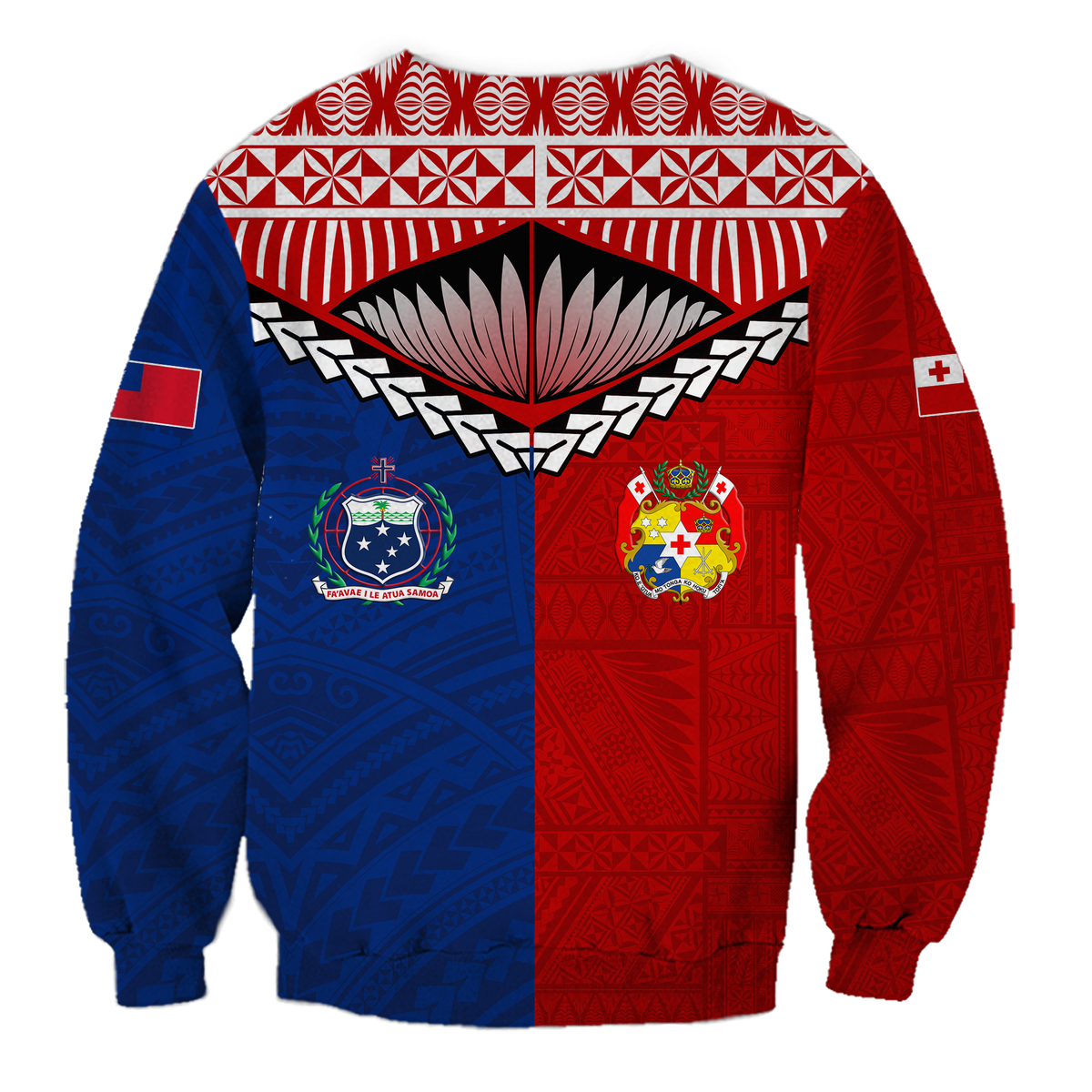 Tonga Combine Samoa Pride Sweatshirt - LT12 - Polynesian Pride