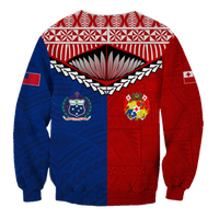 Tonga Combine Samoa Pride Sweatshirt - LT12 - Polynesian Pride