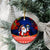 Custom Polynesian Christmas Ornaments Happy Santa Claus With Coat Of Arms CTM14 - Polynesian Pride