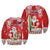 Custom Polynesian Countries Christmas Sweatshirt Santa Coat Of Arms CTM05 - Polynesian Pride