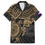 American Samoa Matching Dress and Hawaiian Shirt Polynesian Gold Turtle