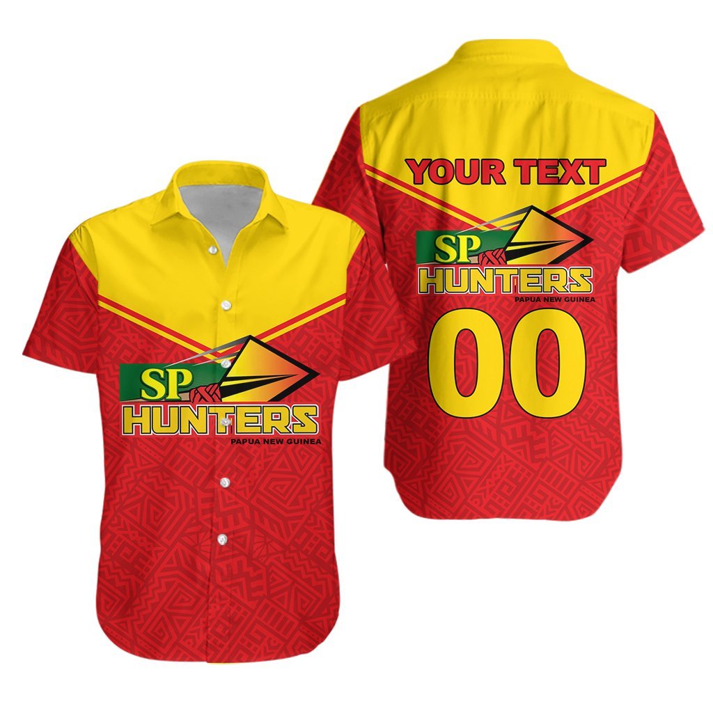 (Custom Personalised) Papua New Guinea SP Hunters Pride Hawaiian Shirt - LT12 Red - Polynesian Pride