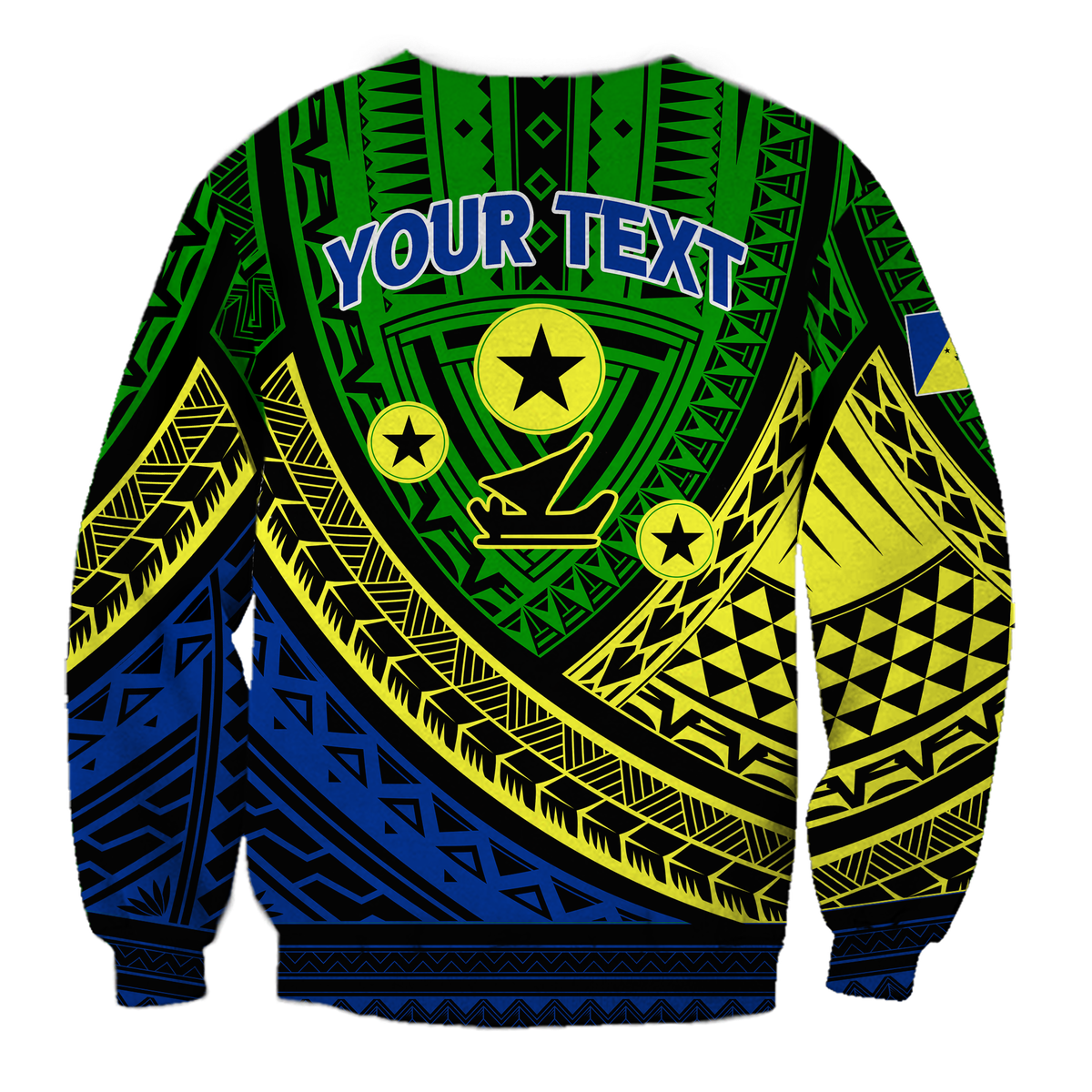 (Custom Personalised) Vanuatu Malampa Province Tribal Pattern Sweatshirt - LT12 - Polynesian Pride
