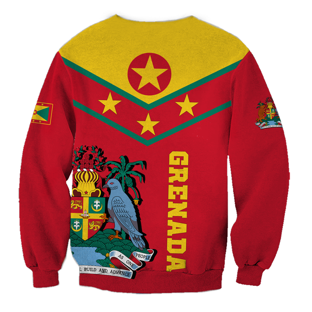 Grenada Sweatshirt - Proud Grenadian - LT12 - Polynesian Pride