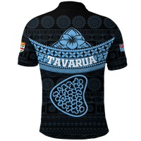 Tavarua Fiji Tapa Tribal Polo Shirt LT12 - Polynesian Pride