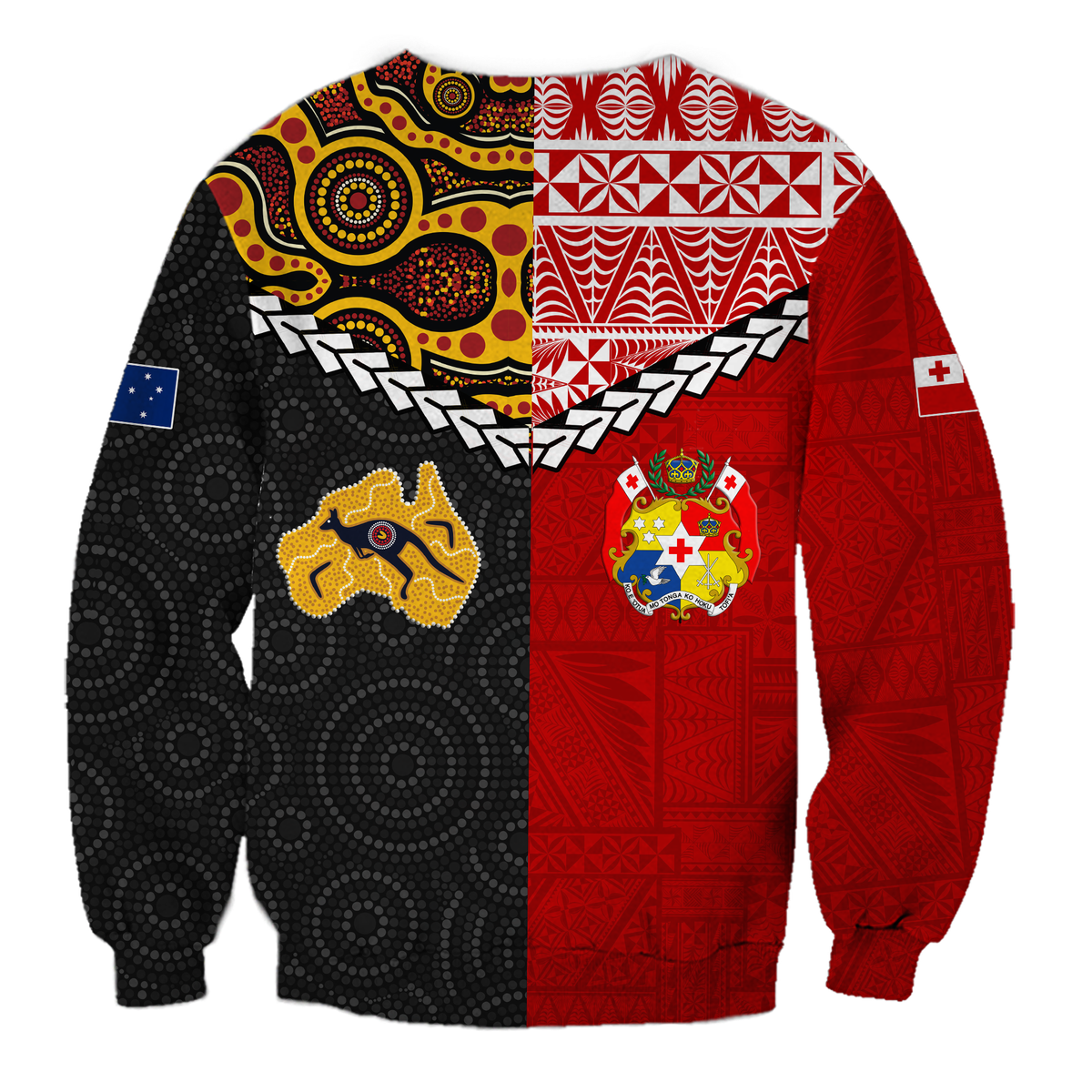 Tonga Combine Australia Aboriginal Heritage Sweatshirt - LT12 - Polynesian Pride