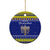 Personalised Polynesia Christmukkah Ceramic Ornament Menorah With Polynesian Tribal Pattern LT05 - Polynesian Pride