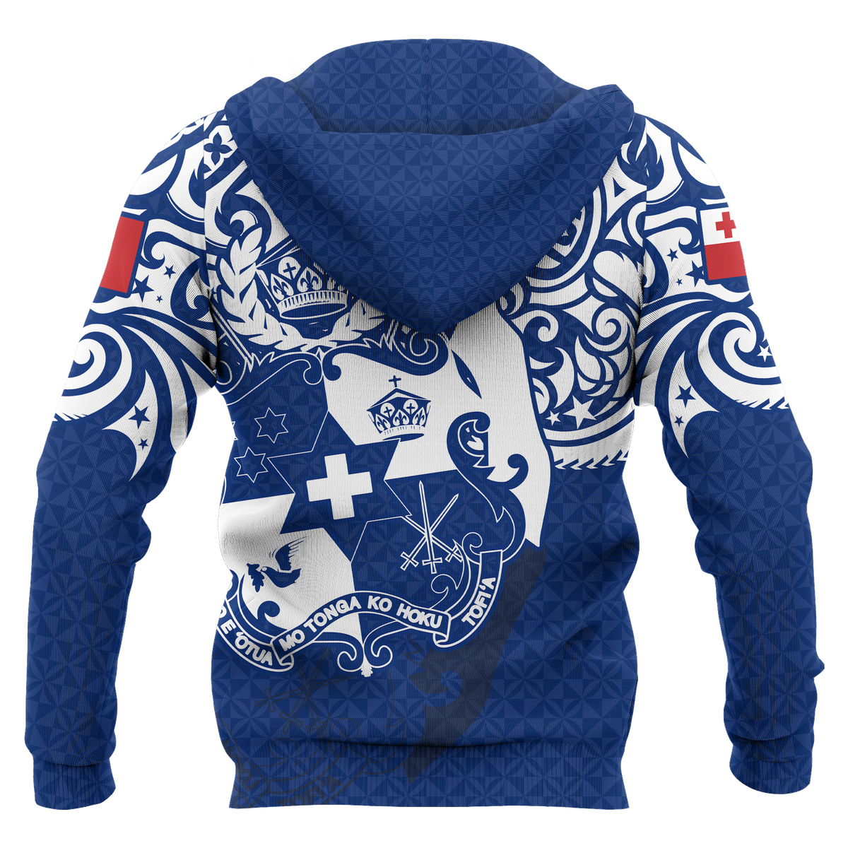 Tonga Polynesian Hoodie Tongan Pride (Bright Blue) - Polynesian Pride