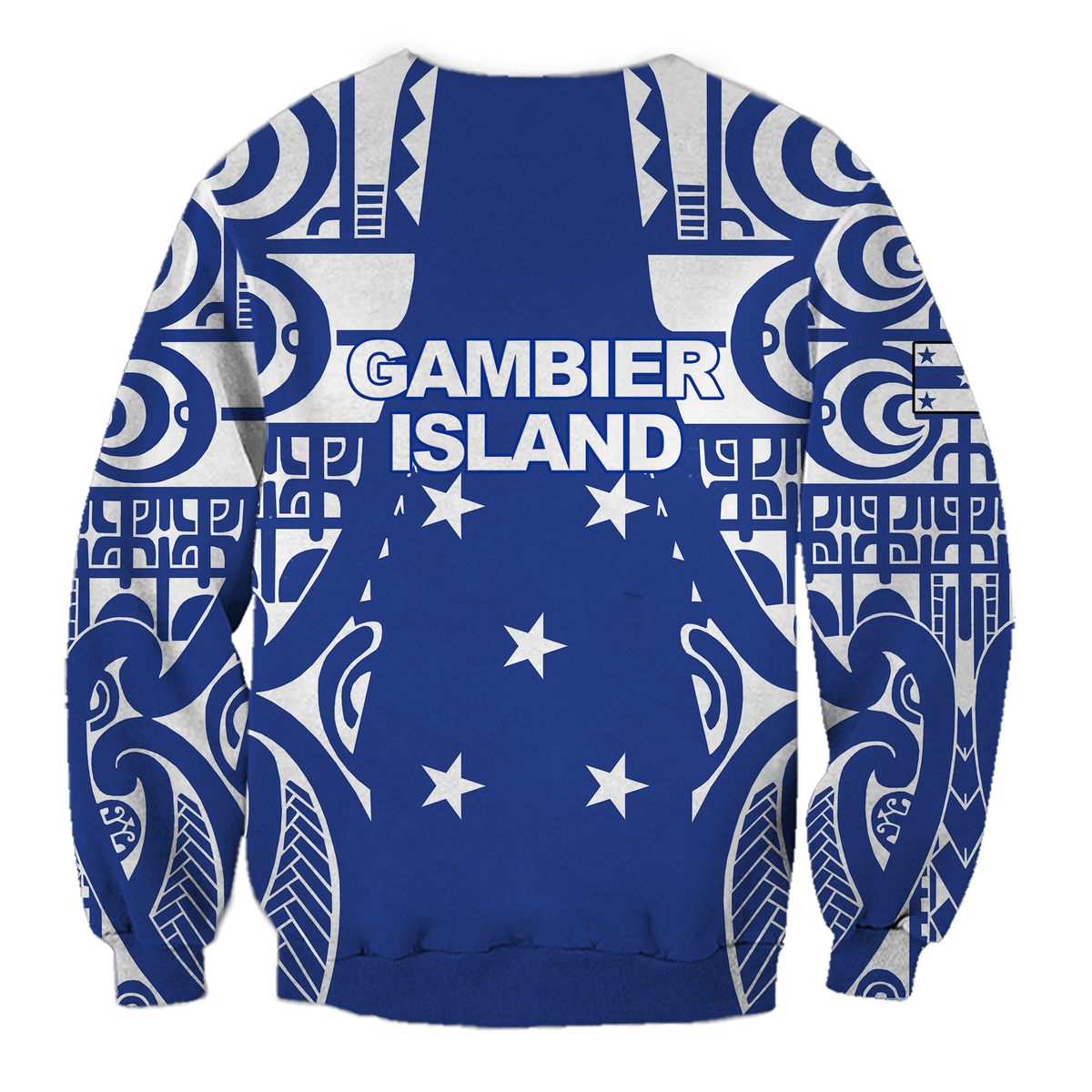 (Custom Personalised) Austral Islands Tribal Tattoo Sweatshirt - LT12 - Polynesian Pride