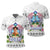 Custom Photo Guam Chamorro Polo Shirt Tribal Latte Stone With Dolphins | Polynesian Pride