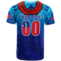 Custom Manu Samoa Legend T Shirt LT12 - Polynesian Pride