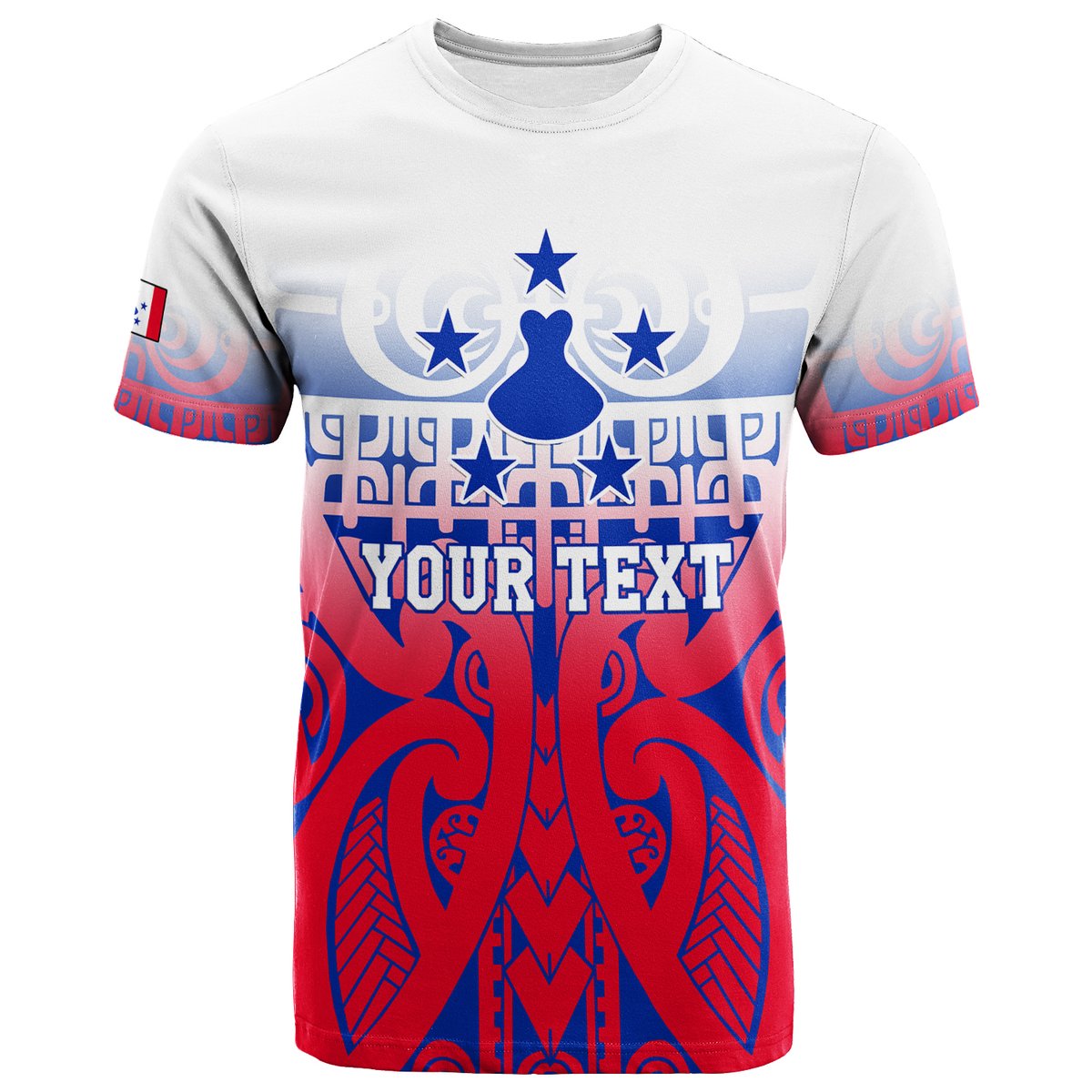 Custom Austral Islands Tribal Tattoo T Shirt LT12 Unisex Red - Polynesian Pride