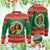 Custom Photo Aloha Hawaii Ugly Christmas Sweater Tiki Santa Mele Kalikimaka CTM14